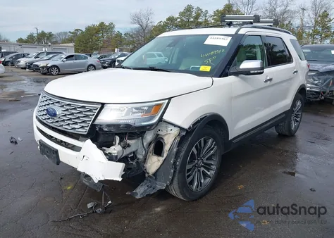 2018 Ford Explorer Platinum из США, поврежденный, VIN 1FM5K8HT5JGA38826